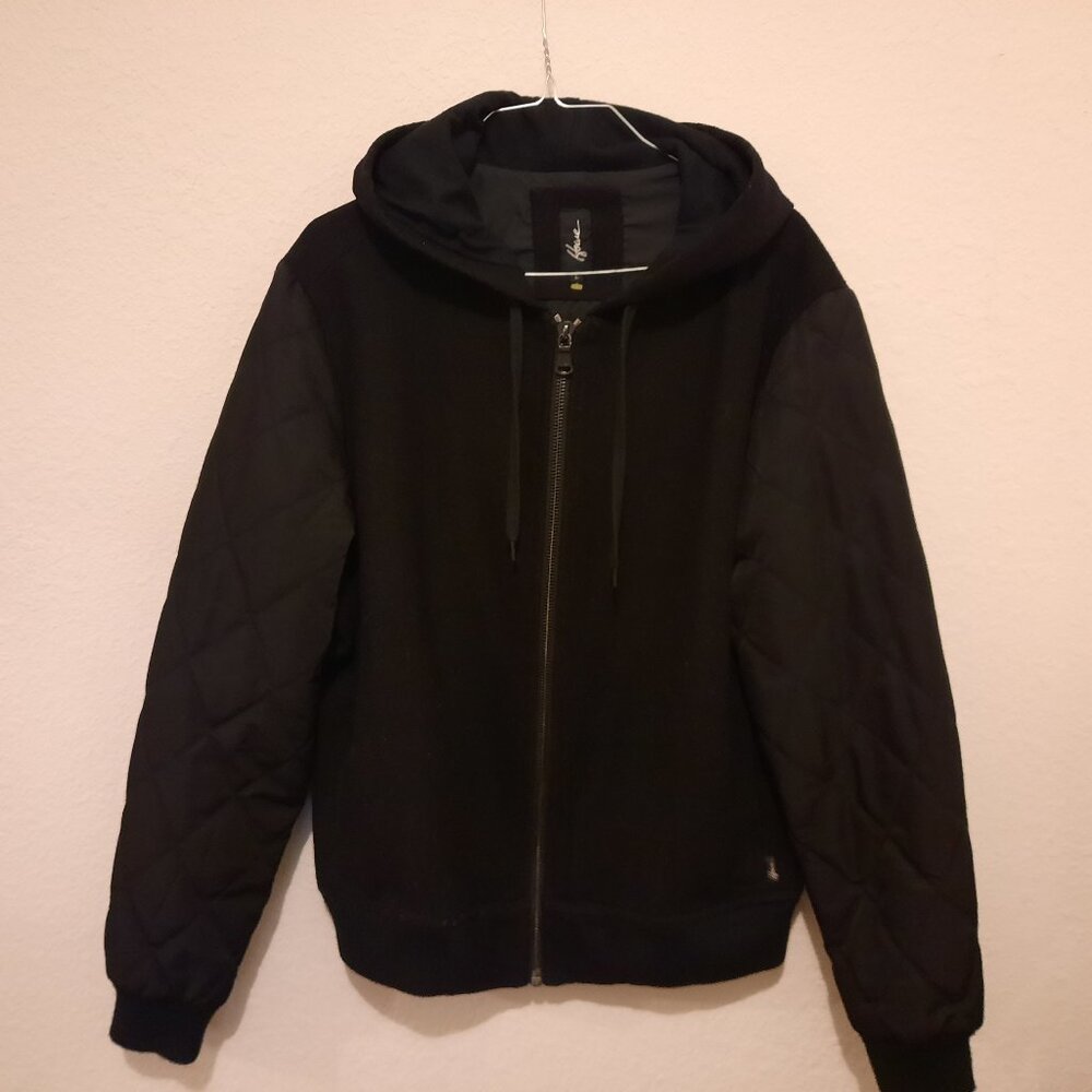 Howe Hoodie  Jacket Mens L Black  good condition